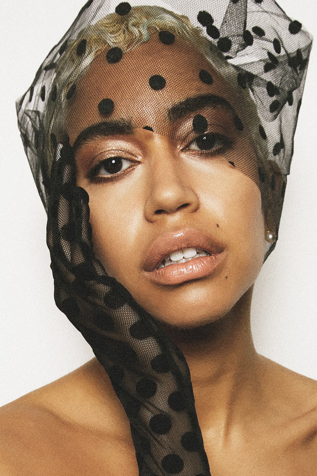 Black and white portrait