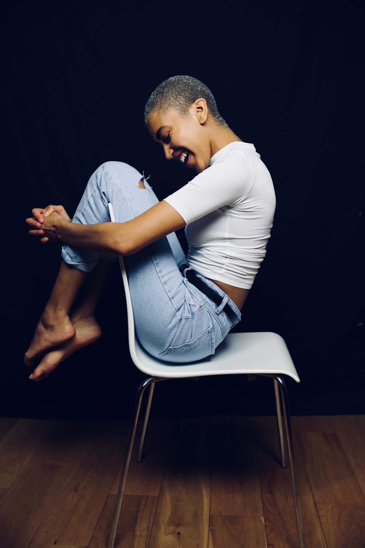 Seated portrait