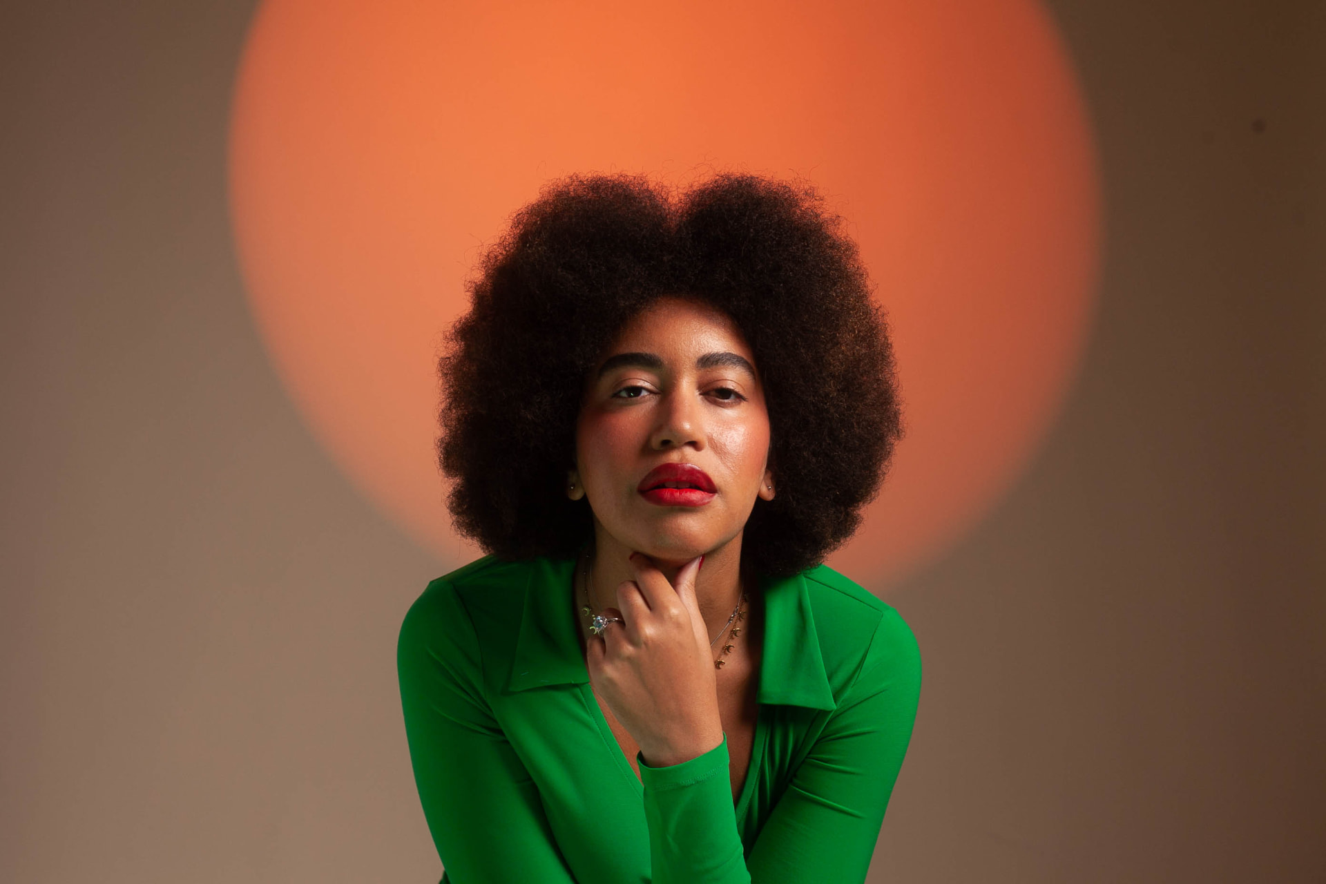 Portrait in green